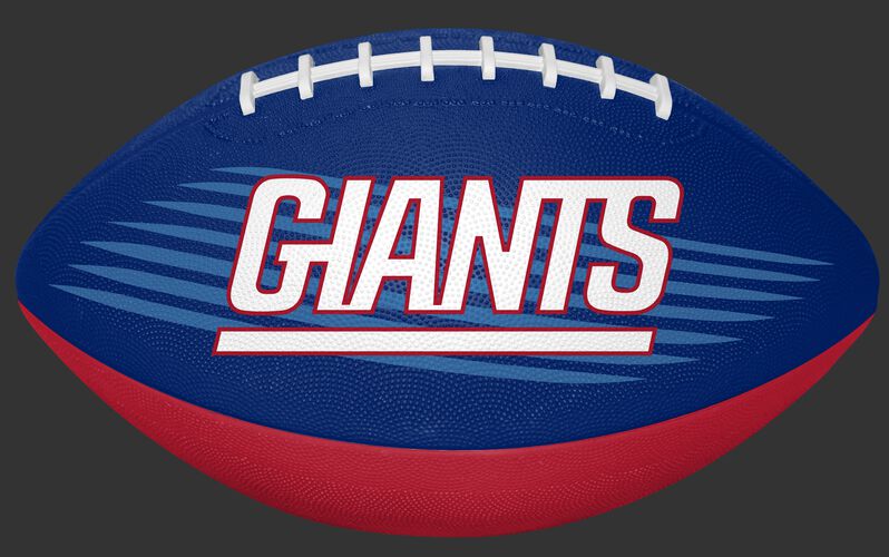 Blue and Red NFL New York Giants Downfield Youth Football With Team Name SKU #07731078121