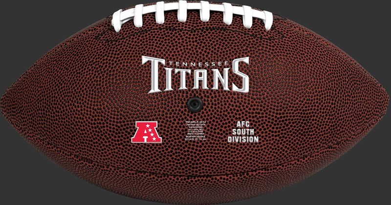 Brown NFL Tennessee Titans Football With Team Name SKU #07081069811