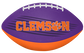 Purple and Orange NCAA Clemson Tigers Downfield Youth Football With Team Name SKU #07903010121 image number null