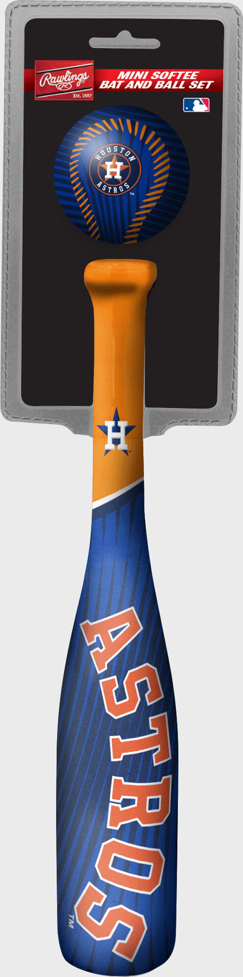 MLB Houston Astros Slugger Softee Mini Bat and Ball Set