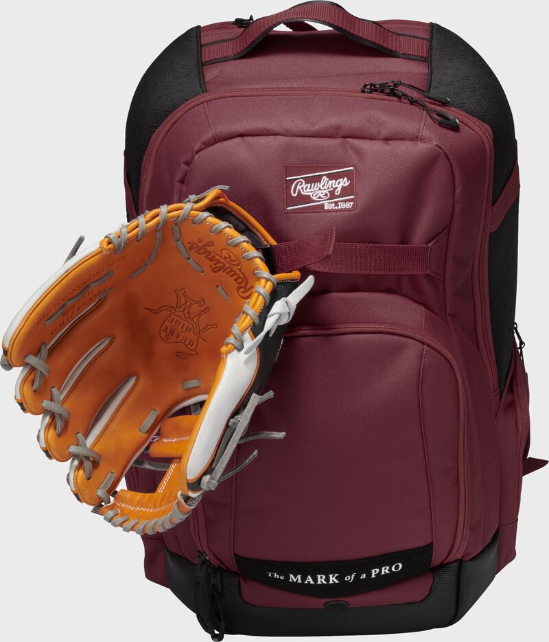 Rawlings Journey Players Backpack, Maroon
