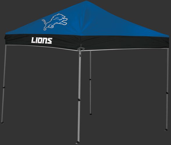 Rawlings Blue and Black NFL Detroit Lions 9x9 Canopy Shelter With Team Logo and Name SKU #03231067112