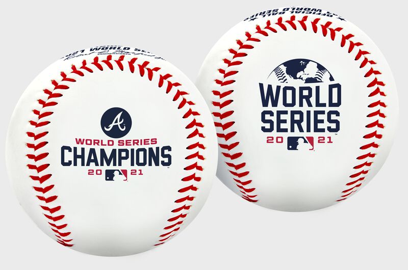 Rawlings | Official 2021 World Series Champions | Atlanta Braves | Commemorative Baseball