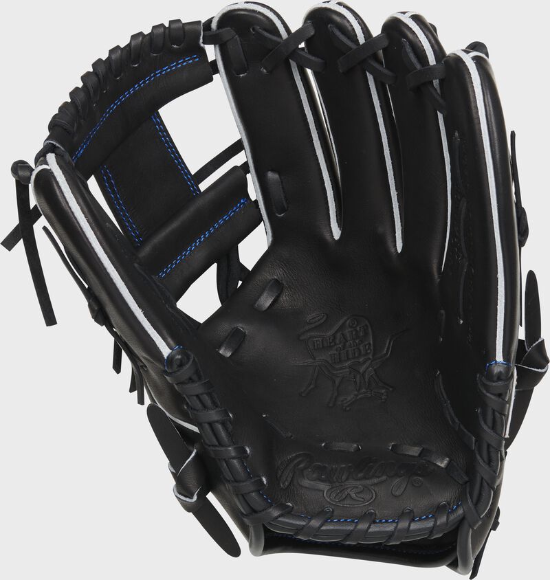 Black palm of a Rawlings Marcus Semien Gameday 57 Series glove - SKU: RSGPRO44L-2MS
