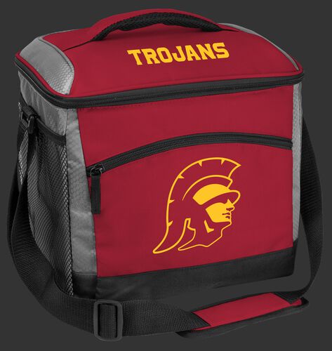A USC Trojans 24 can soft sided cooler with a Trojans logo on the front - SKU: 10223100111
