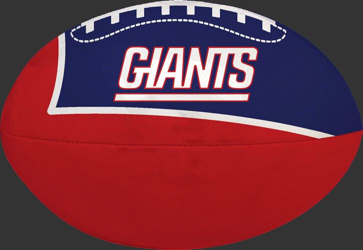Red and Blue NFL New York Giants Football With Team Name SKU #07831078114
