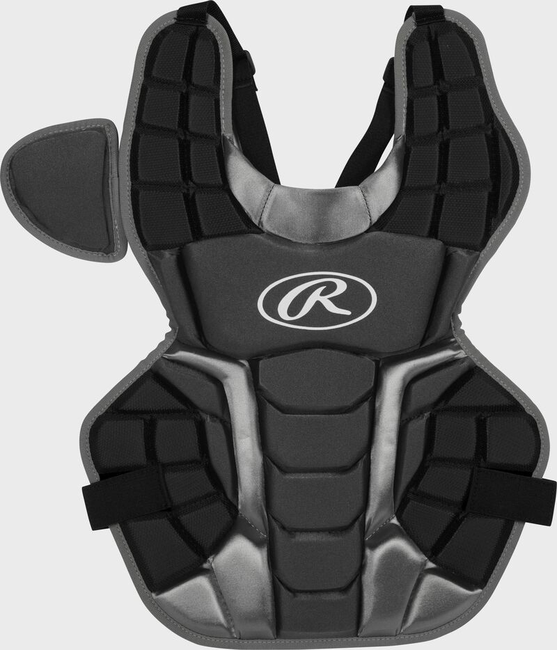 Black RCSNA Renegade adult chest protector with Arc Reactor Core