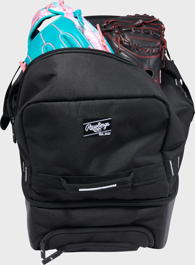 Rawlings YADI2 Luggage Wheeled Equipment Bag, Black