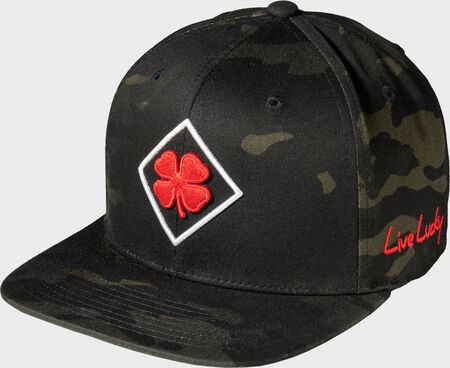 Rawlings Black Clover Diamond MultiCam Fitted Hat Rawlings Black Clover Diamond MultiCam Fitted Hat
