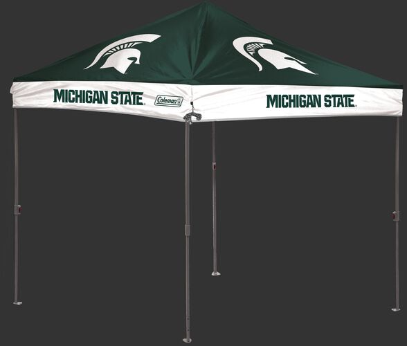Rawlings Green and White NCAA Michigan State Spartans 10x10 Canopy Shelter With Team Logo and Name SKU #02023038112
