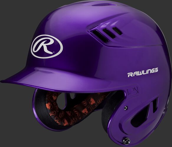 Velo Junior Batting Helmet Purple