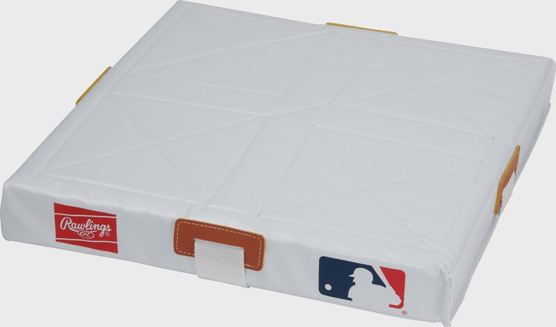 A white youth size Rawlings quilted base - SKU: RSQB