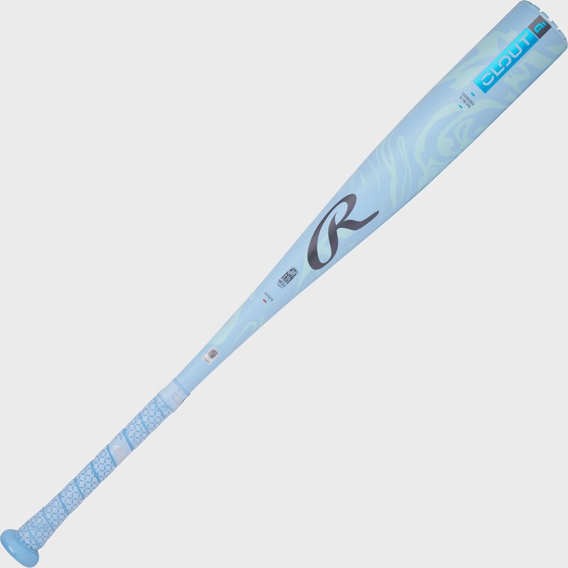 Second image of a blue Clout USSSA -10 bat