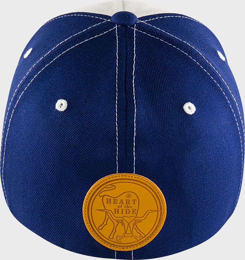 Back view of Rawlings Black Clover Heart of the Hide Fitted Hat - SKU: BC0HOH0071