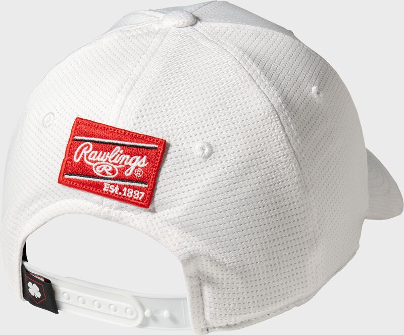 Snapback back of a white Black Clover post season hat - SKU: BCR3PS00571