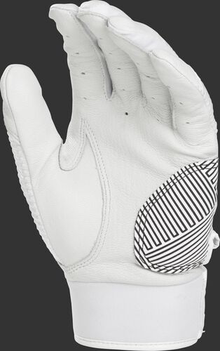 White palm of a WH950BGY-W white Workhorse batting glove