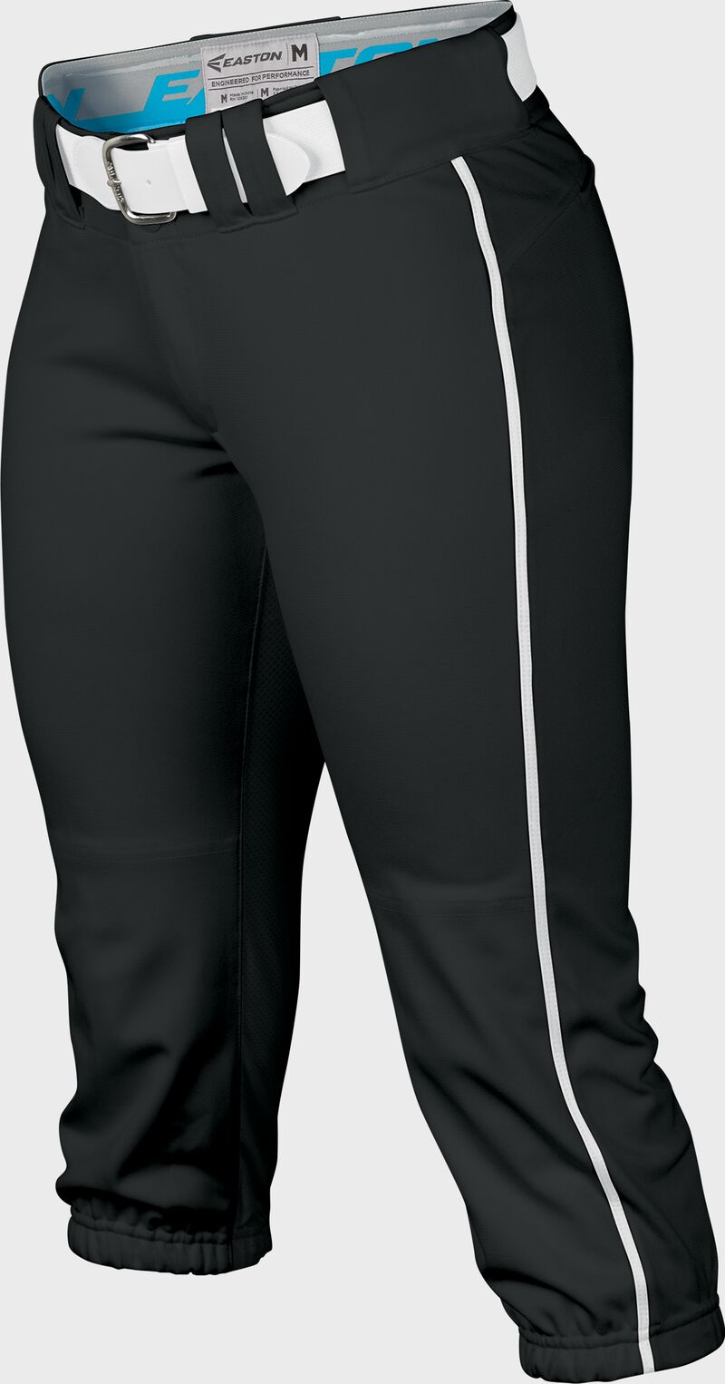 Easton Prowess Softball Pant Women's Piped BLACK/WHITE  L