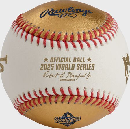 MLB 2025 Gold World Series Dueling Baseball MLB 2025 Gold World Series Dueling Baseball