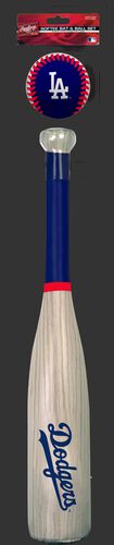 MLB Los Angeles Dodgers Bat and Ball Set