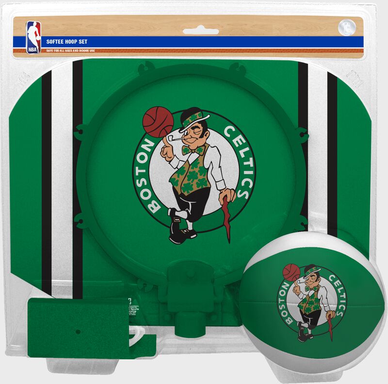 Rawlings Green and White NBA Boston Celtics Softee Hoop Set With Team Logo SKU #03544193114