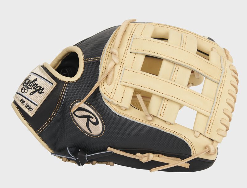 Thumb of an exclusive Heart of the Hide 12-Inch infield glove with a camel H-web - SKU: PRO206-6CBSS