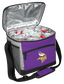 An open Minnesota Vikings 24 can cooler with ice and drinks image number null
