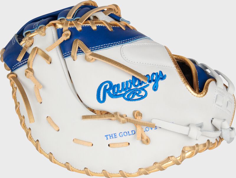 Liberty Advanced Color Series 13 in 1st Base Mitt, White/Royal, Left