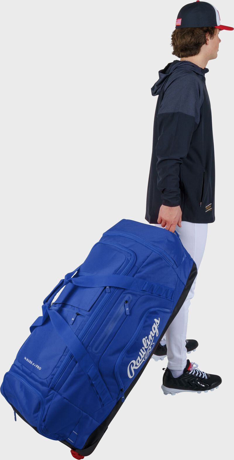 Yadi 2 Wheeled Equipment Bag, Royal