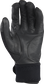 Black palm of a black Rawlings Workhorse compression strap batting glove - SKU: WH2CBG-B image number null