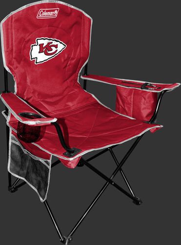 Front of Rawlings Red NFL Kansas City Chiefs Chair With Team Logo SKU #02771071111