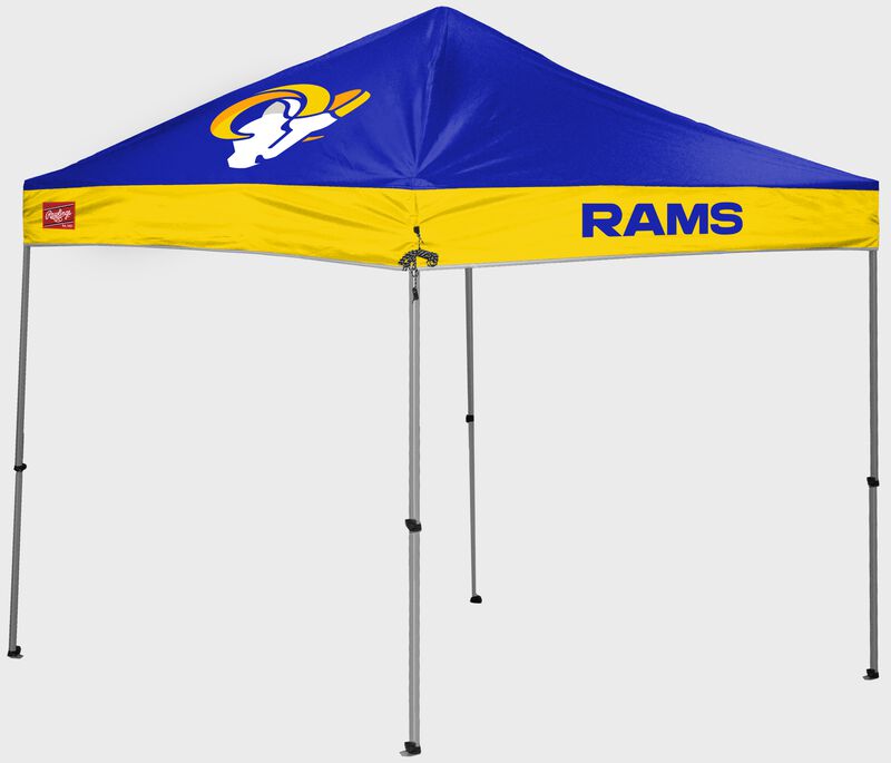 A Los Angeles Rams 9'x9' straight leg canopy loading=