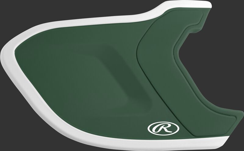 Dark Green/White MEXT2L Mach EXT Two-Tone batting helmet extension