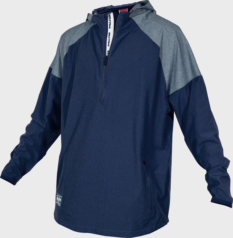 A navy Rawlings ColorSync long sleeve jacket - SKU: CSLSJ-N