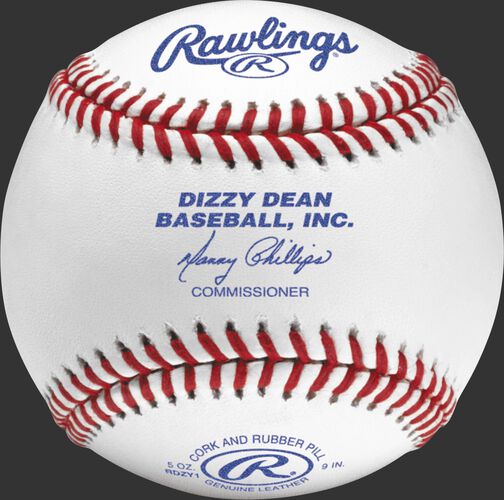 RDZY1 Dizzy Dean youth competition grade baseball with raised seams