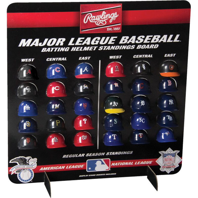 Rawlings MLB Mini Helmet Standings Board