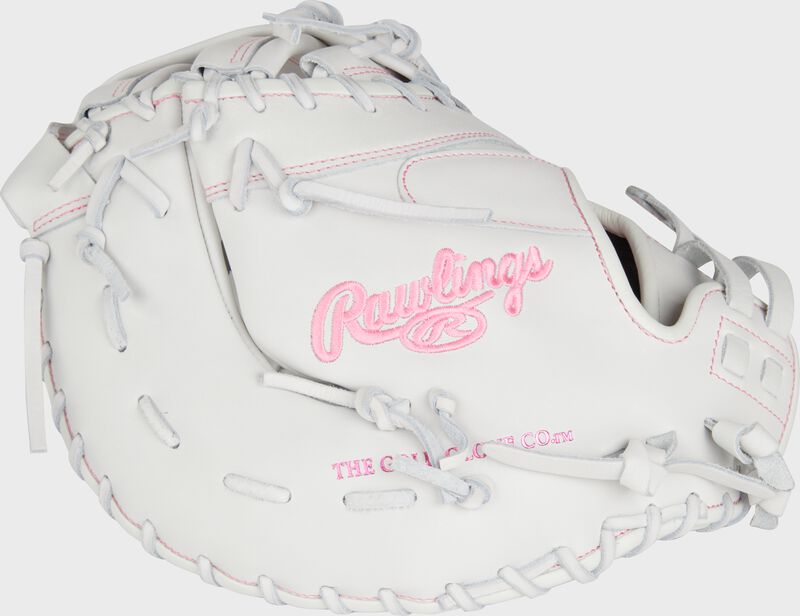 Liberty Advanced Color Series 13 in 1st Base Mitt, White/Pink, Left