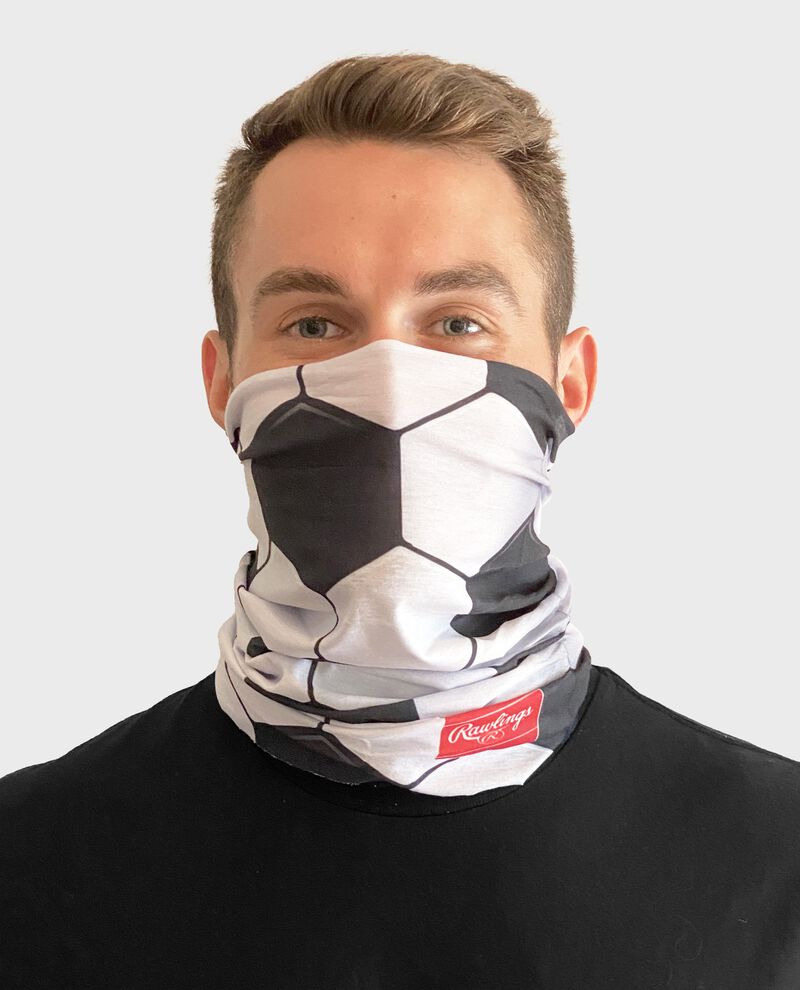 Front view of Rawlings Adult Multi-Functional Head and Face Gear, Soccer - SKU: RC40006-100
