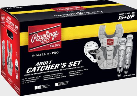 Rawlings Velo 2.0 Catcher's Gear Set, Adult, Intermediate, Youth