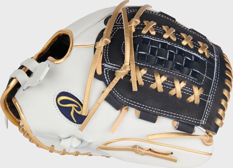 Liberty Advanced Color Series 12.5 in Fastpitch Glove, White/Navy, Right