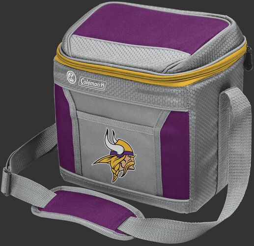Rawlings Minnesota Vikings 9 Can Cooler In Team Colors With Team Logo On Front SKU #03281075111