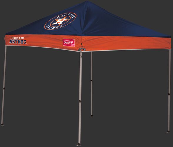Rawlings Navy and Orange MLB Houston Astros 9x9 Canopy Shelter With Team Logo and Name SKU #06250002111