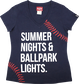 Front of Rawlings Women's Summer Nights & Ballpark Lights T-Shirt - SKU #RA30001-400 image number null