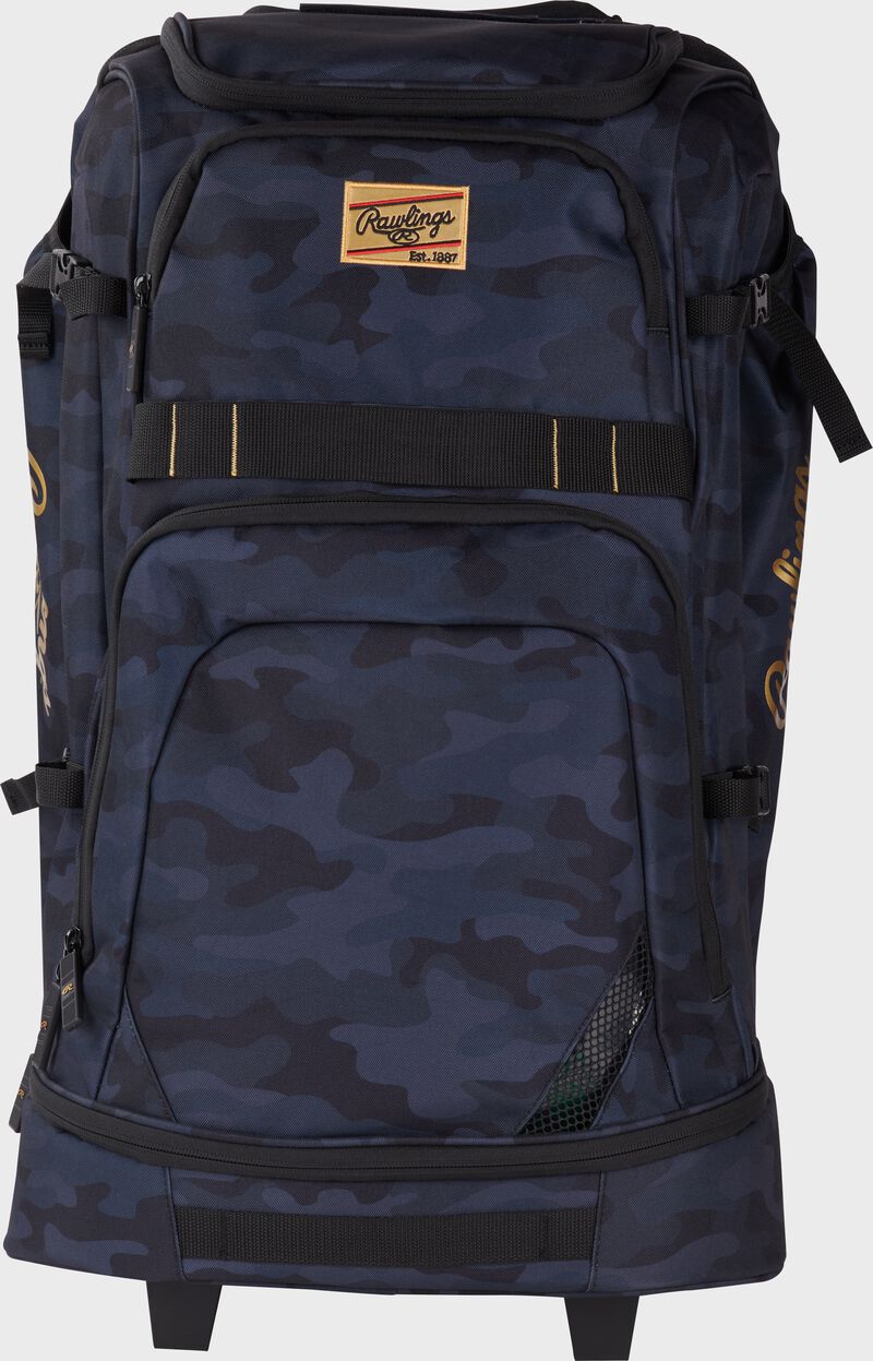 Rawlings Gold Collection Wheeled Bag, Black Camo, RSGGCWHBG-BKCM