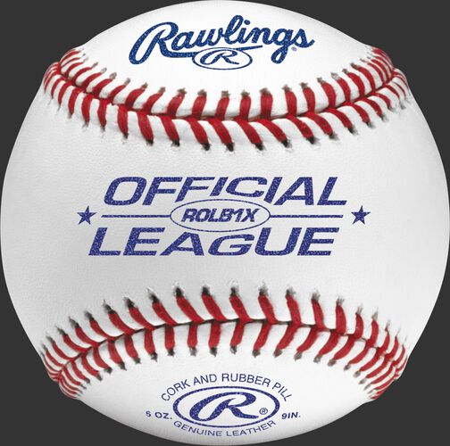 ROLB1X Official league practice baseball with raised seams