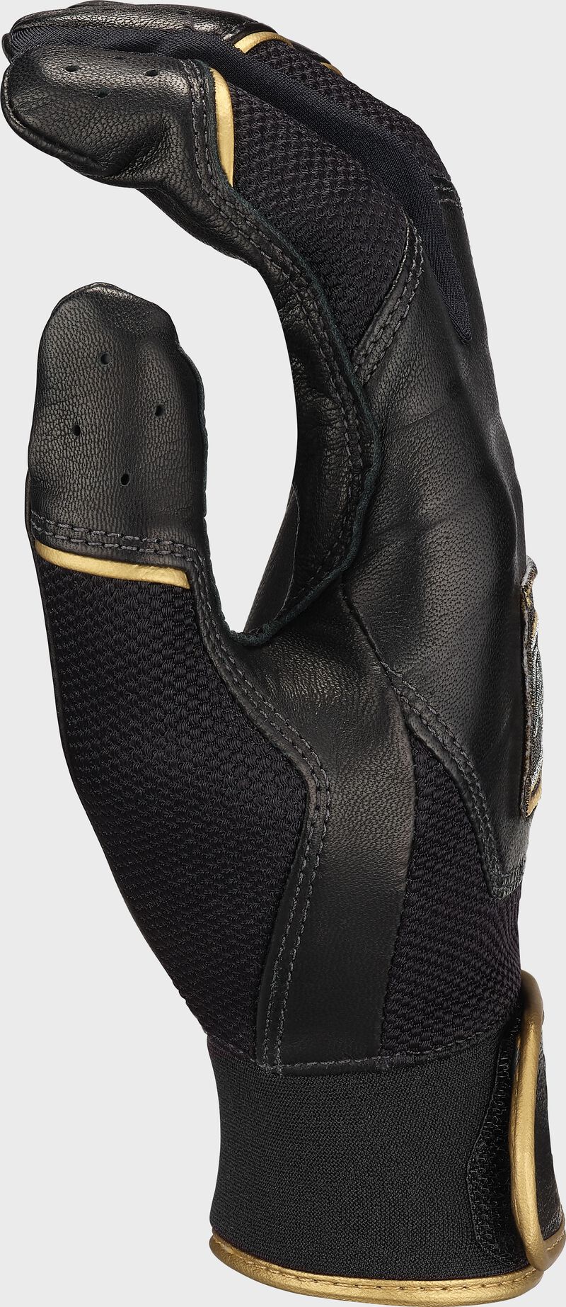 Thumb of a black Pro Preferred batting glove - SKU: PROPRFBG-BKBK