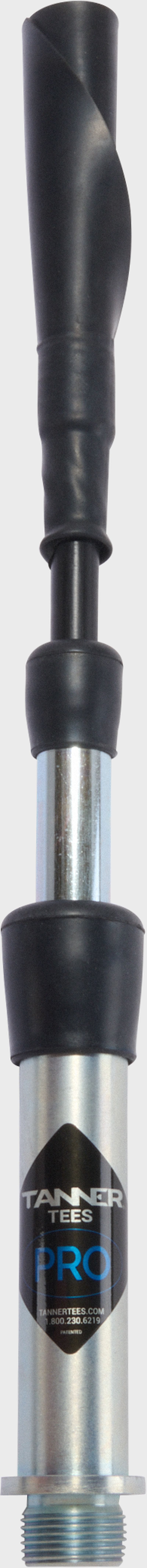 A low ball Tanner Tees Pro batting tee stem with flextop loading=