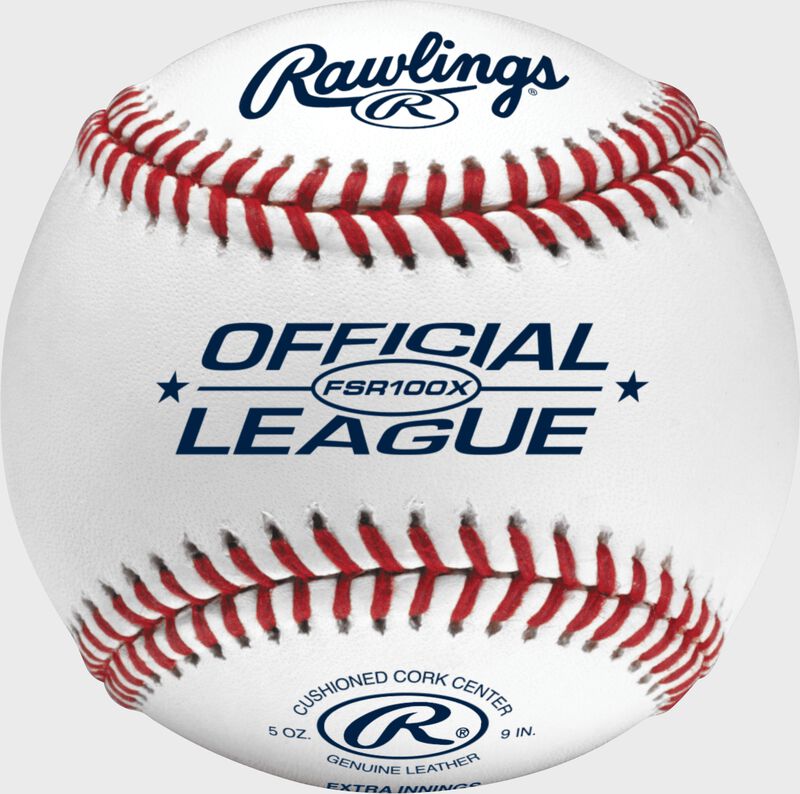 FSR100X Flat seam blemished baseball with Official League logo