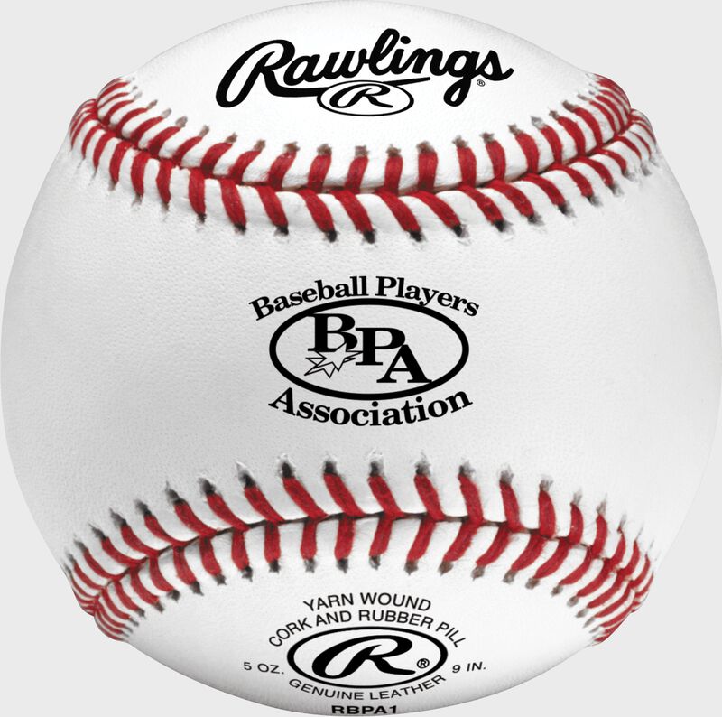 RBPA1 Baseball Players Association competition grade baseball with raised seams