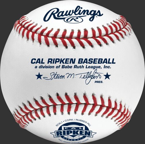 RCAL1 Cal Ripken youth competition grade baseball with raised seams