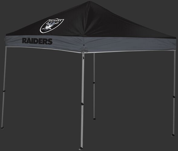 Rawlings Black and Silver NFL Oakland Raiders 9x9 Canopy Shelter With Team Logo and Name SKU #03231072111